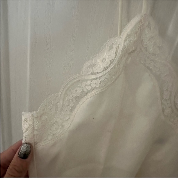 Vintage 70’s Christian Dior Satin Camisole Small Union Made - Picture 3 of 13